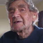 Edwards at 105, now in his home  in Ngataki, New Zealand