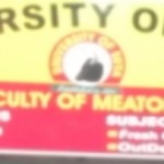 University signboard