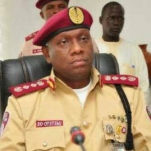 Boboye Oyeyemi, FRSC boss: determined to remove madness from Nigerian roads, he is tackling that of commercial vehicles, while the nation's mad private motorists remained suicides on wheels