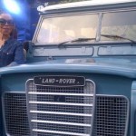 Bob Marley’s 1976 Land Rover Series III Bob Marley’s daughter Cedella stands with her father’s restored Series III. (Marta Lamolla)