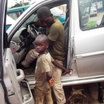 Daniel Caleb- Eight-year-old auto mechanic apprentice somewhere in the interior of Ibafo, Ogun State