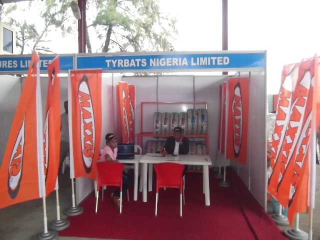 Tyrbats Nigeria Limited's stand offering MAXXIS tyre brand