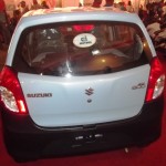 Rear view of Suzuki Alto 800 on display at C and I Leasing’s stand