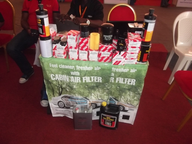 Toyota filters showcased at the event