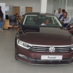 New VW Passat being inspected by Motoring Journalists on Friday-Copyright Motoring World Intl.