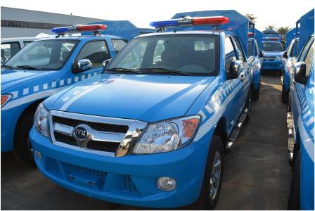 Pickups for the Nigerian Road Safety Corps