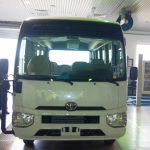 New and 4th generation Toyota Coaster introduced to motoring media at TNL’s Lekki-Lagos head office on May 11th 2017