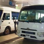 Old (Left) welcoming all-new and 4th generationToyota Coaster (Right) into Nigeria